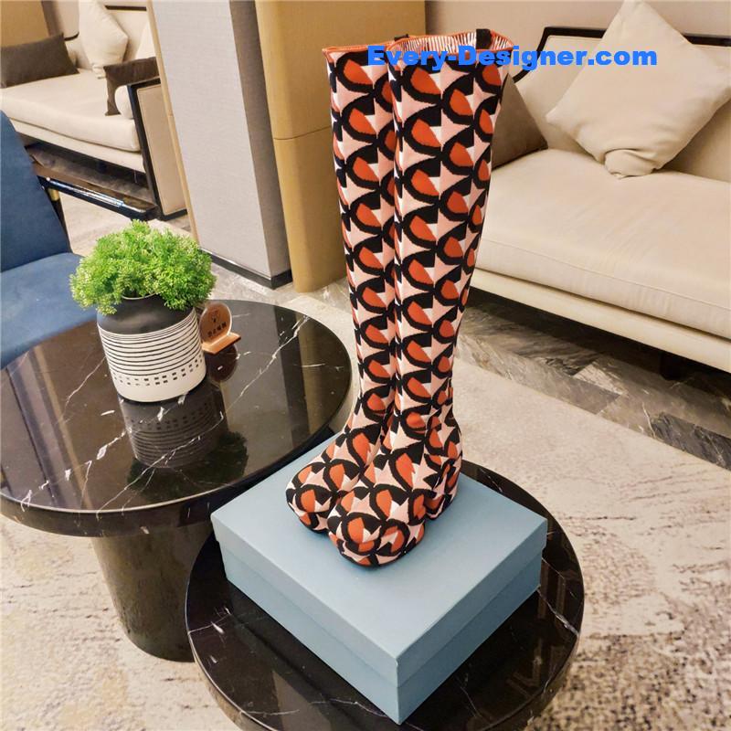 Pra*a catwalk high imitation platform boots