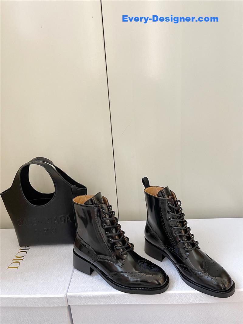 D10r retro british style brogue short boots