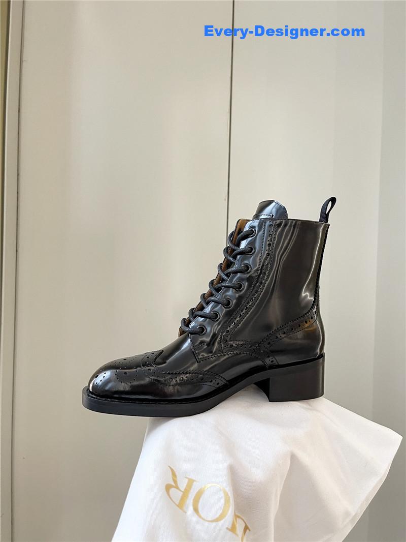 D10r retro british style brogue short boots