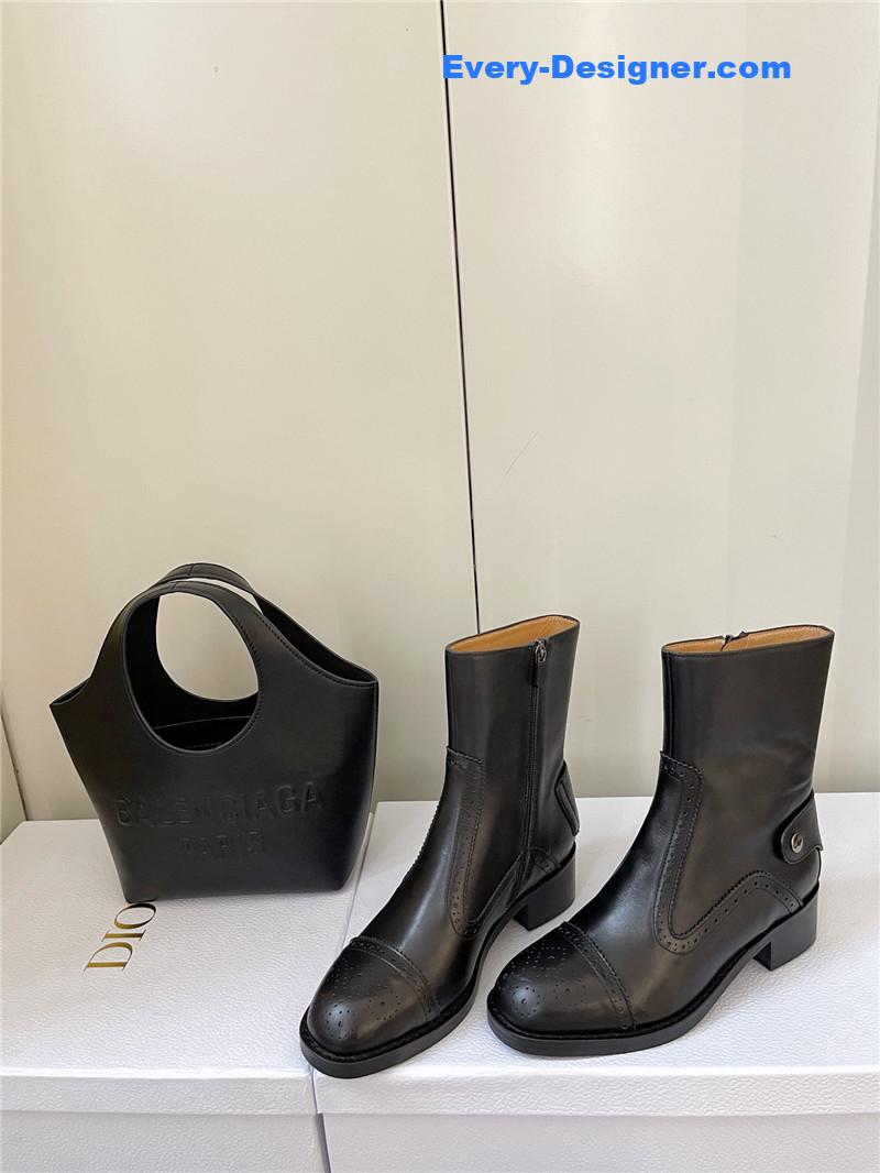 D10r retro british style brogue short boots