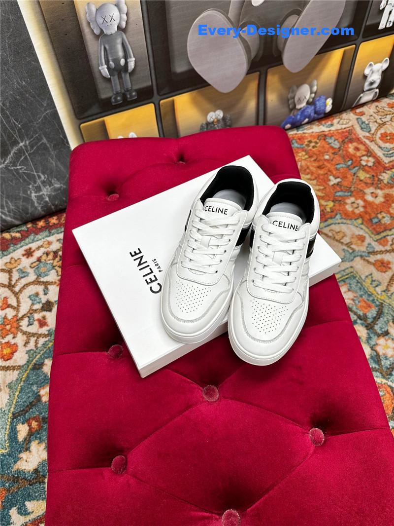 Ce1i*e new color matching sneakers white shoes