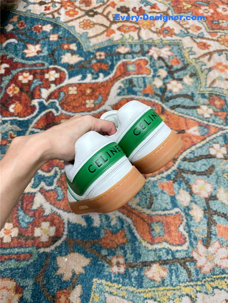 Ce1i*e new color matching sneakers white shoes