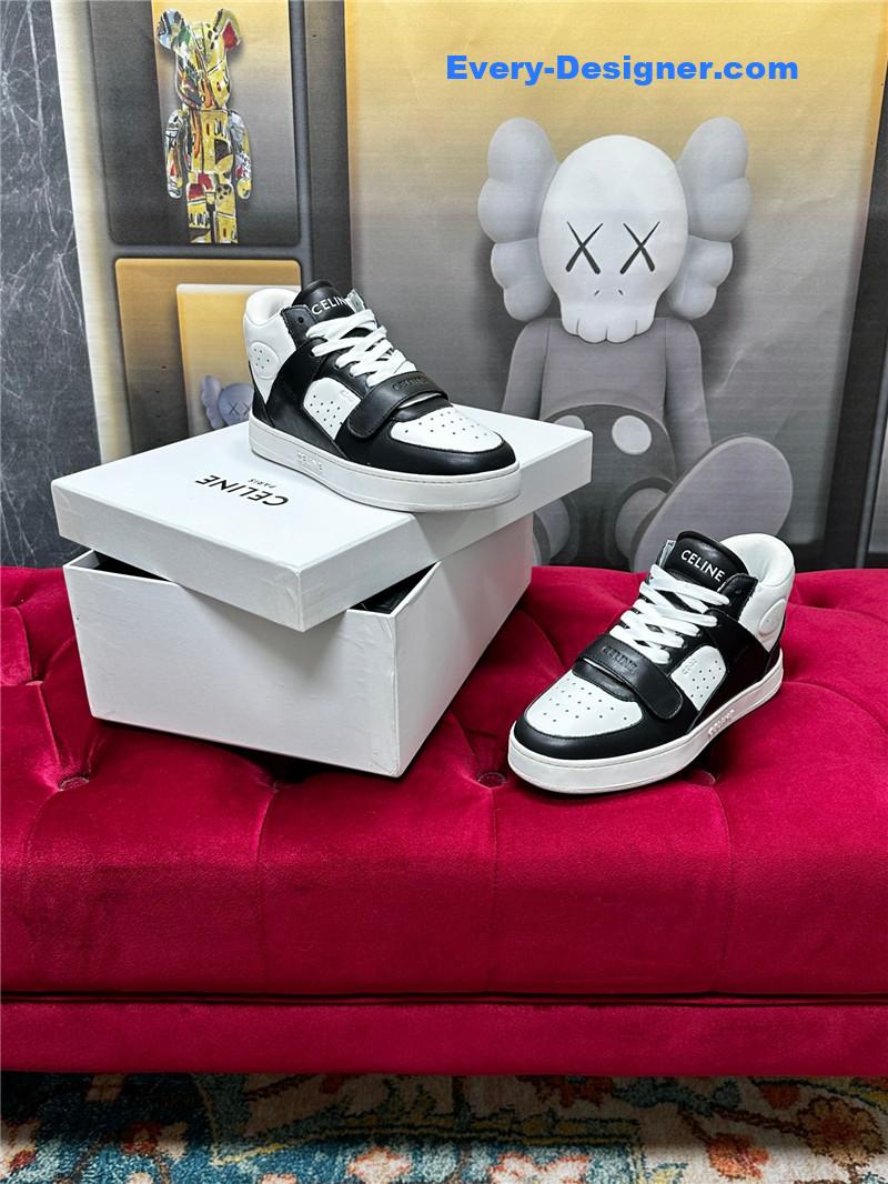 Ce1i*e new color matching sneakers white shoes