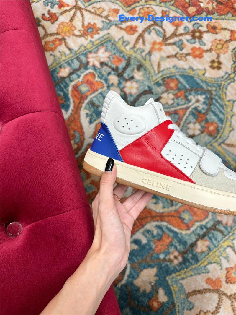 Ce1i*e new color matching sneakers white shoes