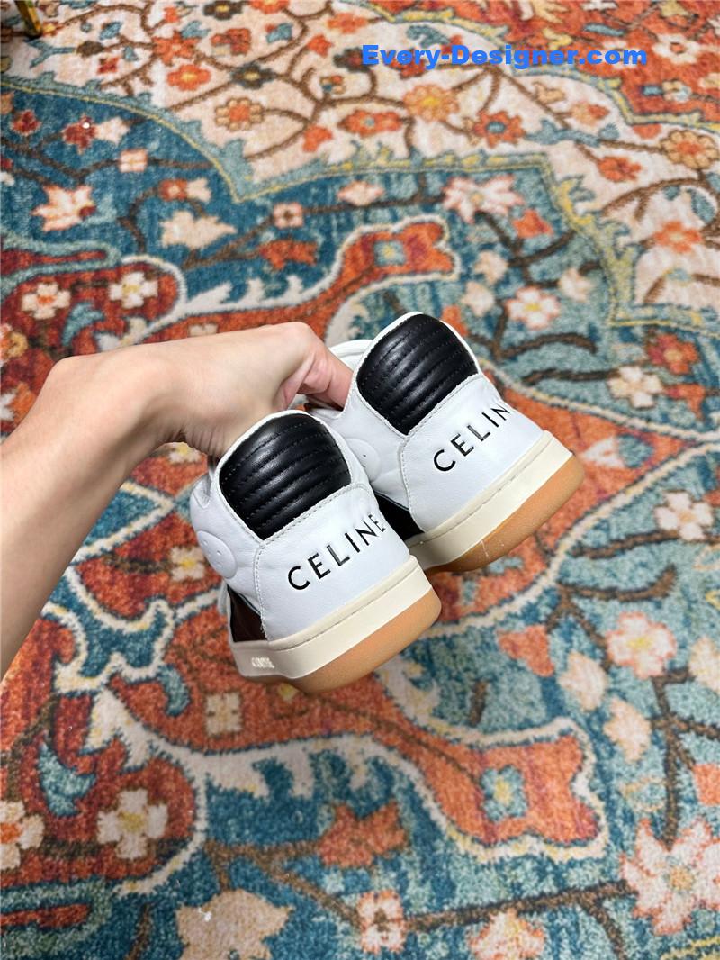 Ce1i*e new color matching sneakers white shoes