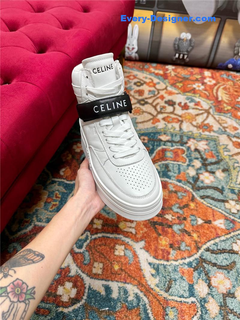 Ce1i*e new color matching sneakers white shoes