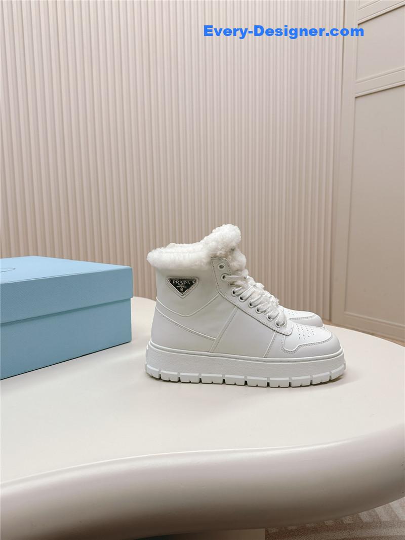 Pra*a wool high top sneakers and boots