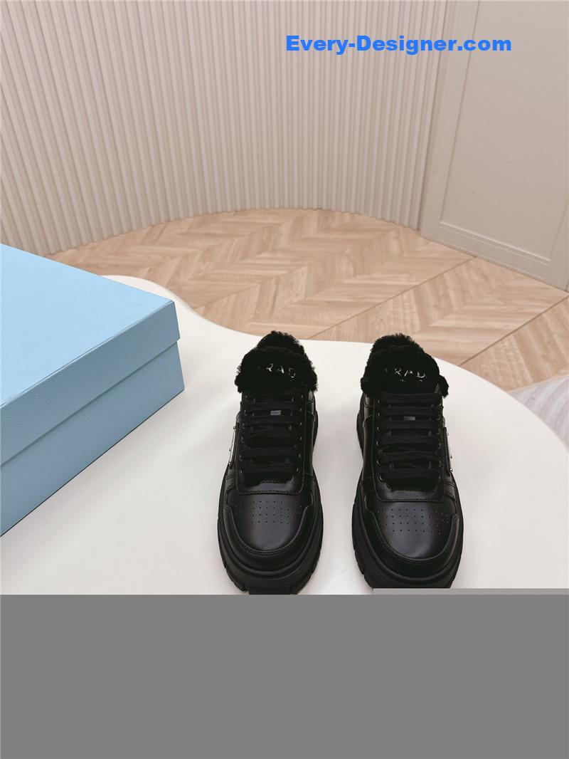 Pra*a wool high top sneakers and boots
