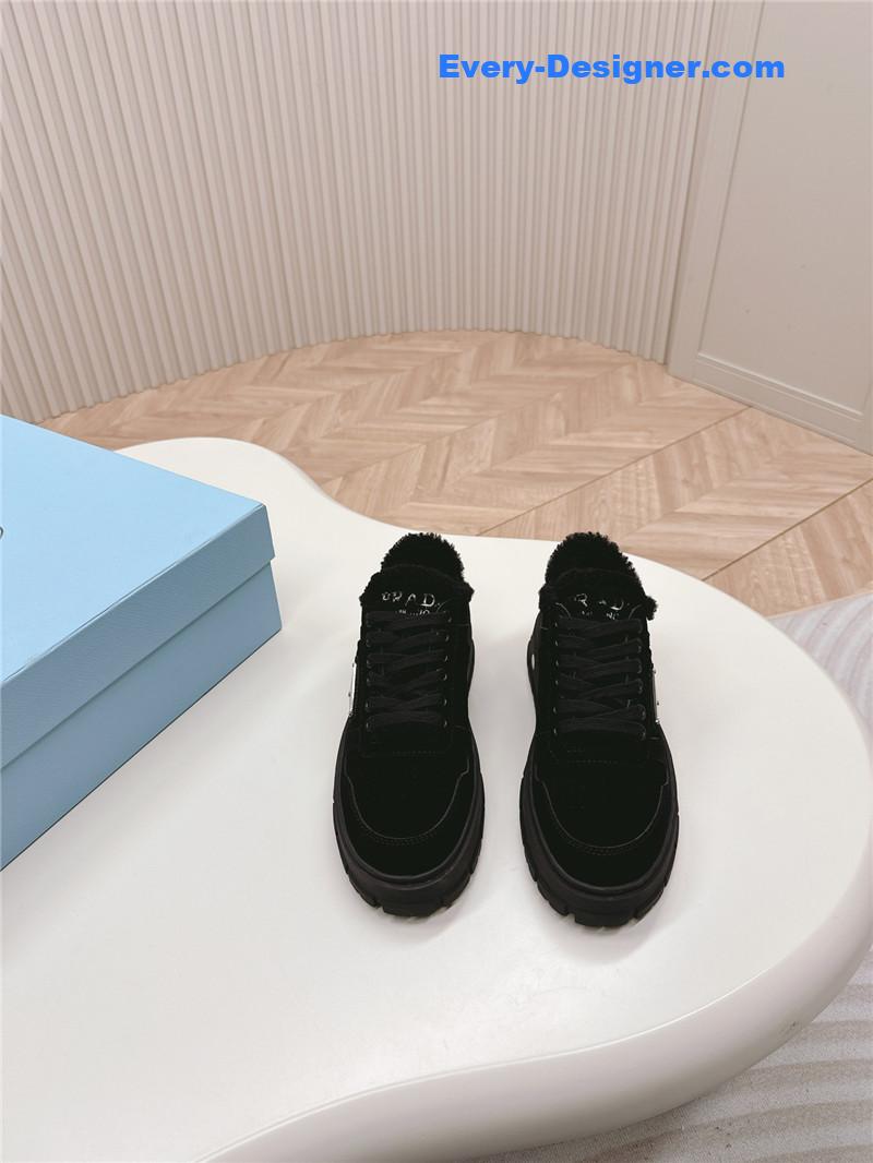 Pra*a wool high top sneakers and boots