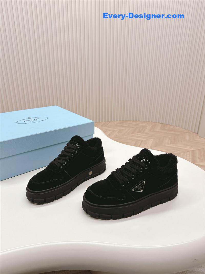 Pra*a wool high top sneakers and boots