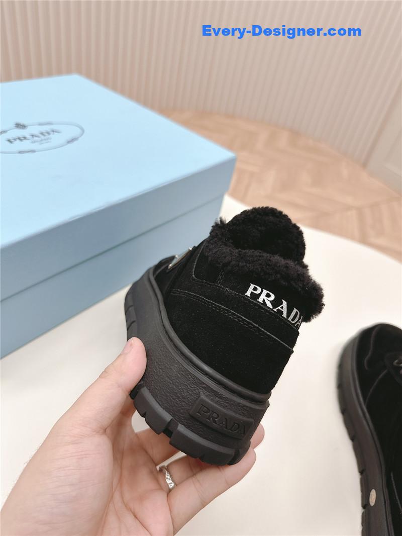Pra*a wool high top sneakers and boots