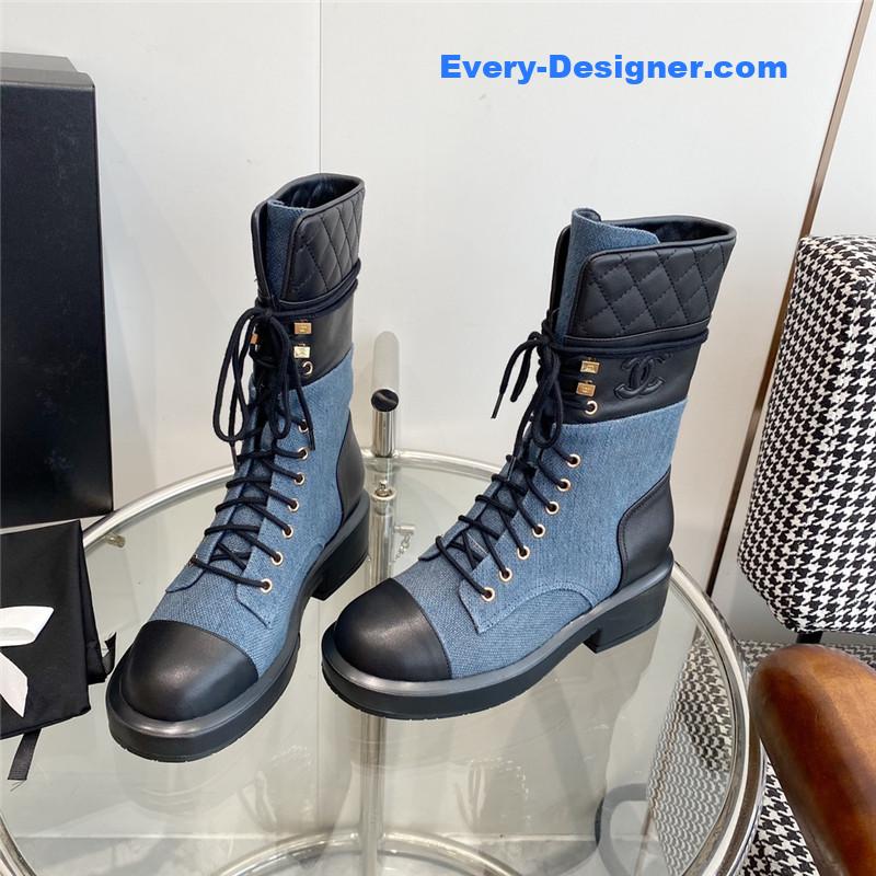 Ch**el lace up martin boots