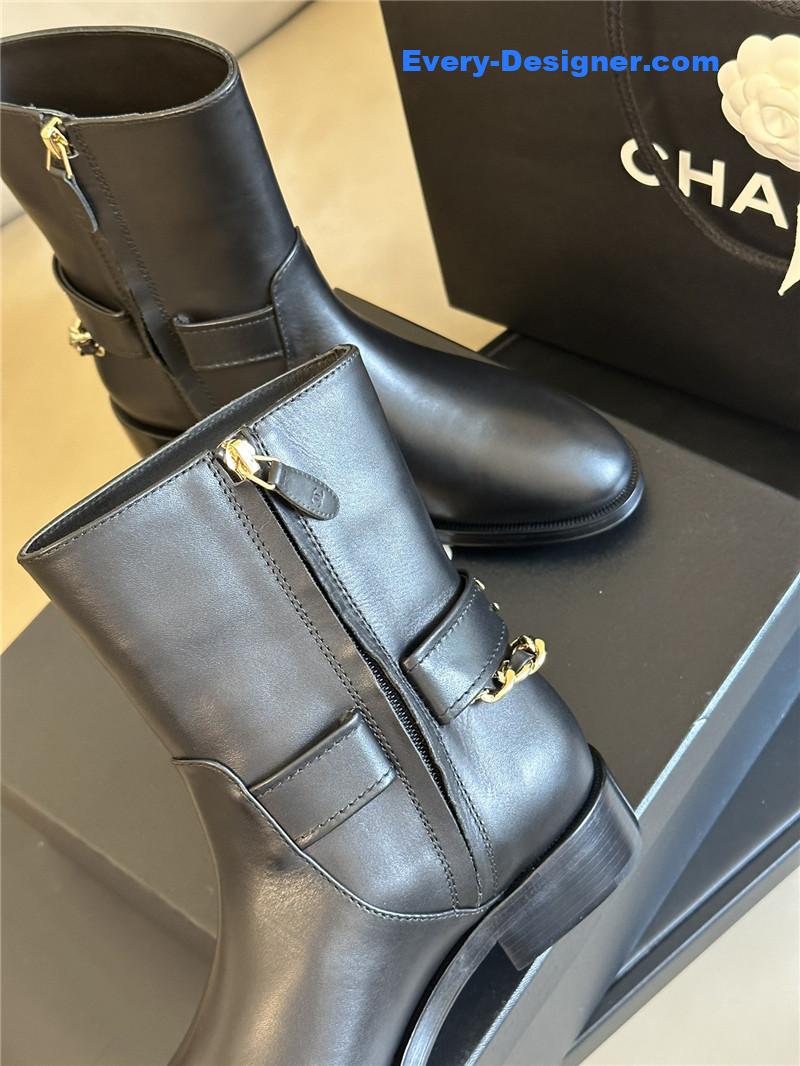 CC autumn and winter chain short boots
