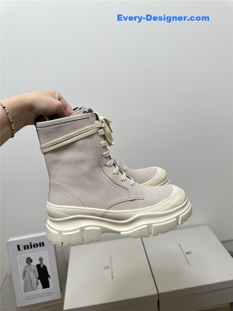 runello cinelli new lace-up Martin boots