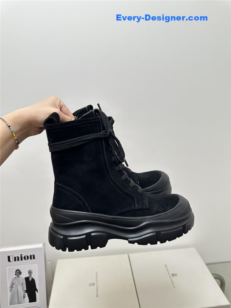 runello cinelli new lace-up Martin boots