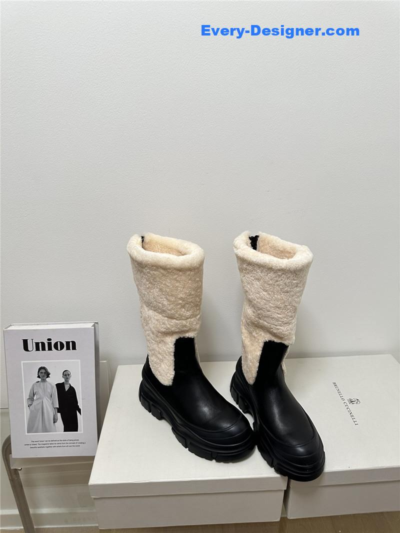 runello cinelli new wool ankle boots