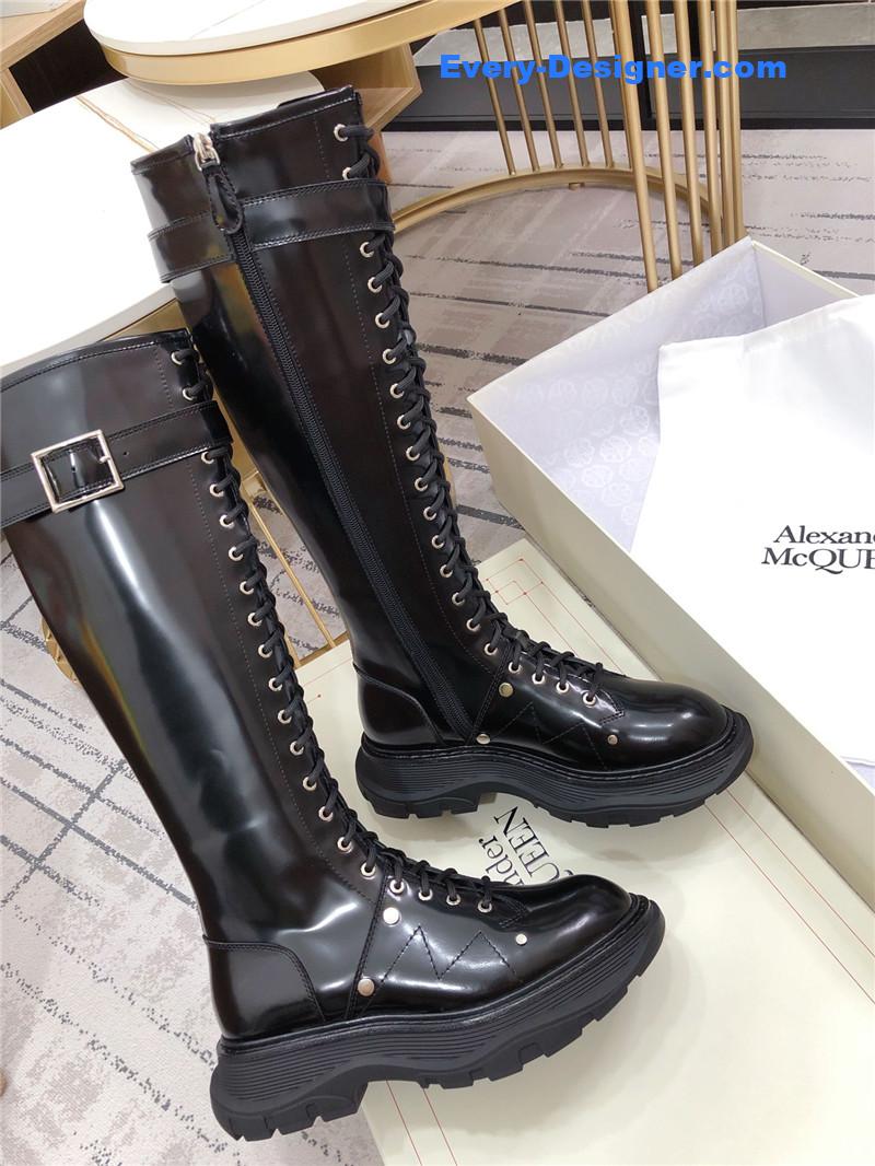 a1exa*der Mcqv*en new lace-up boots