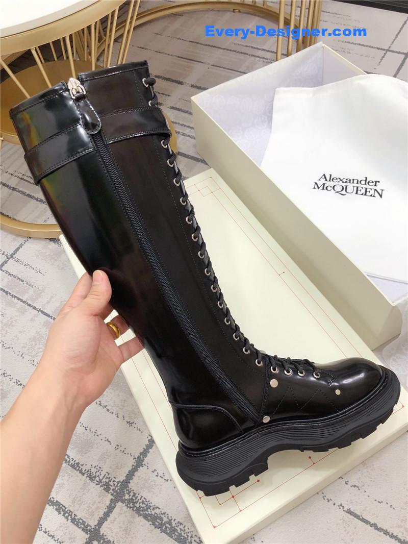 a1exa*der Mcqv*en new lace-up boots