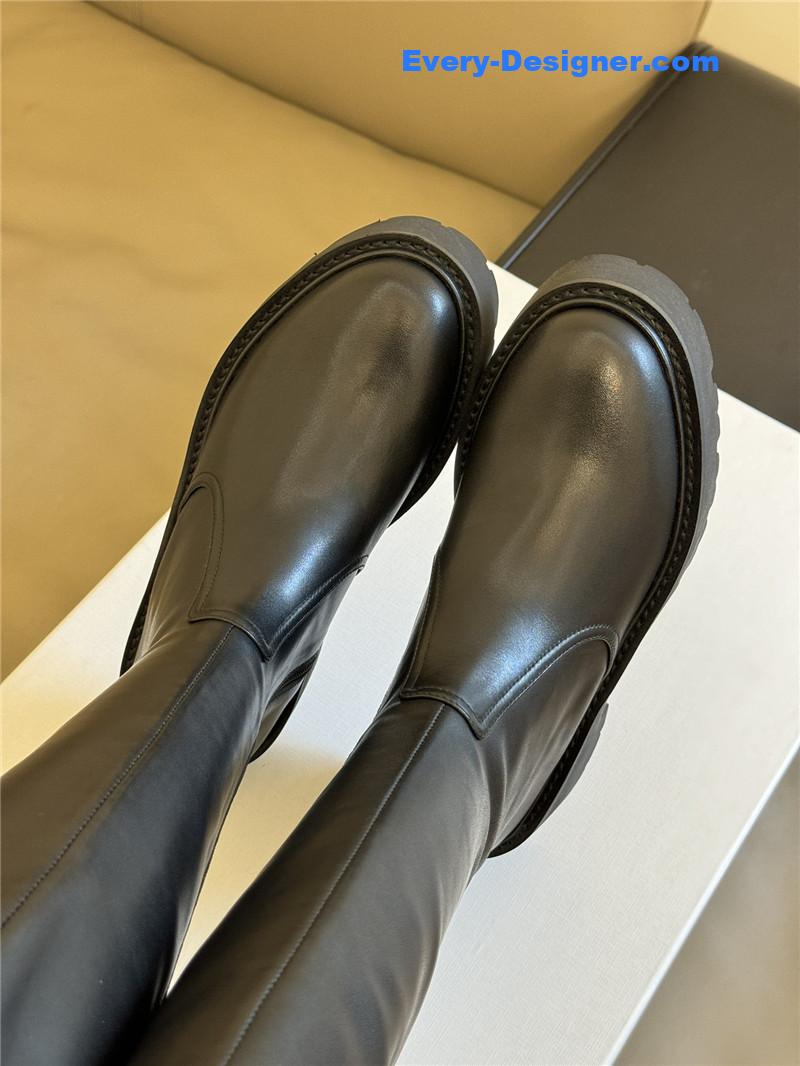 Ce1i*e autumn and winter thick sole knee boots