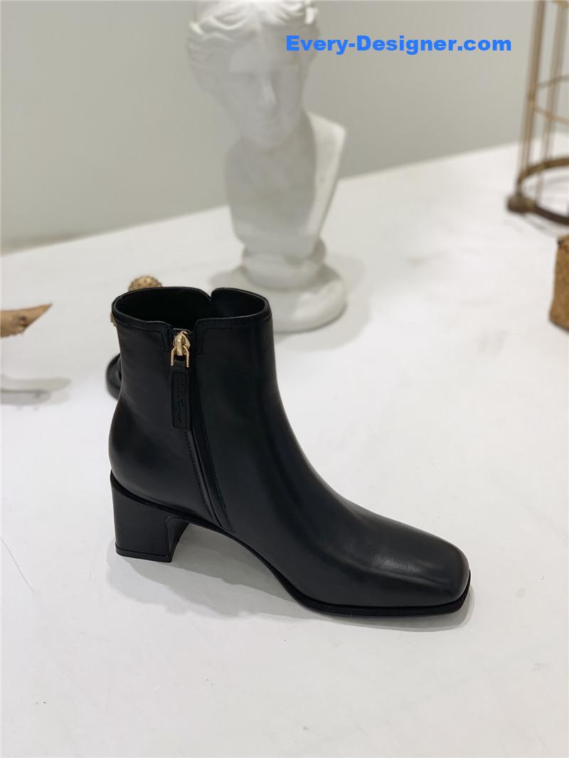 Salvatore Ferragamo block heel boots