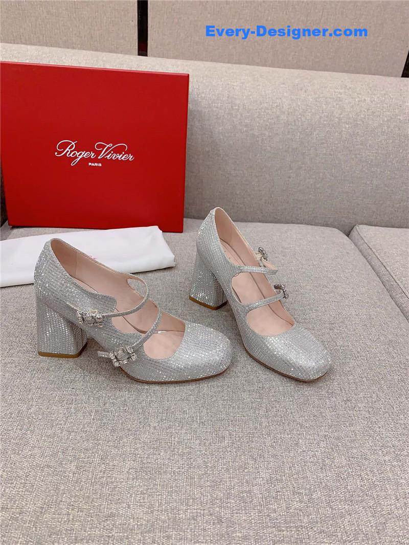 Roger vivor new high heel Mary Jane shoes