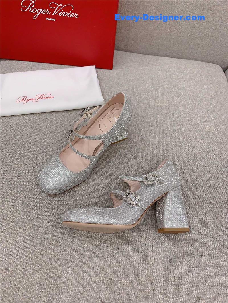 Roger vivor new high heel Mary Jane shoes
