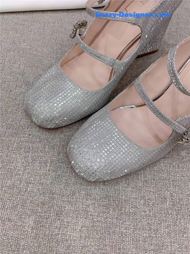 Roger vivor new high heel Mary Jane shoes