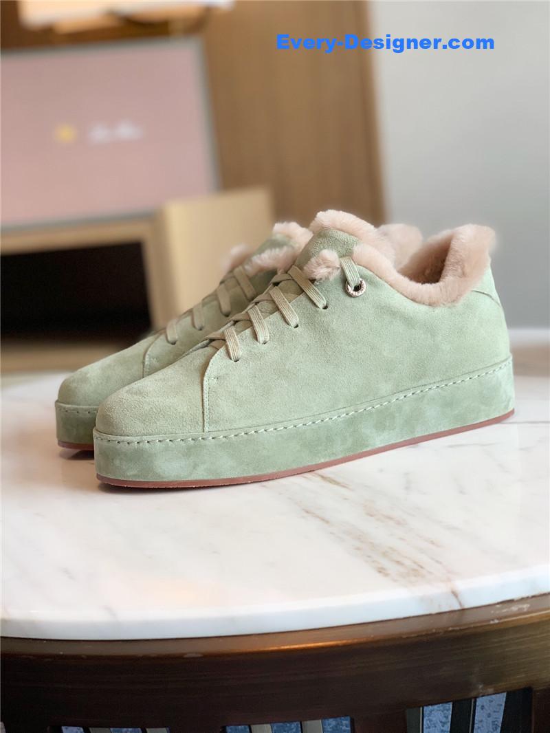 L0r0 P1ana cashmere retro casual shoes