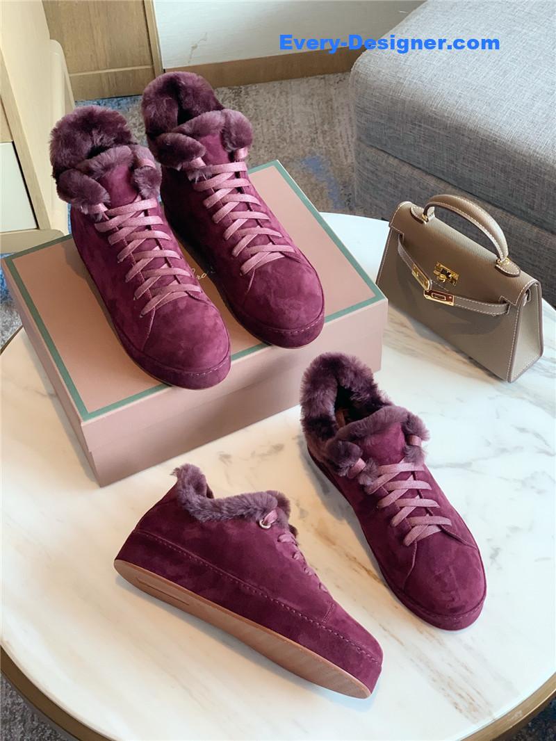 L0r0 P1ana cashmere retro casual shoes