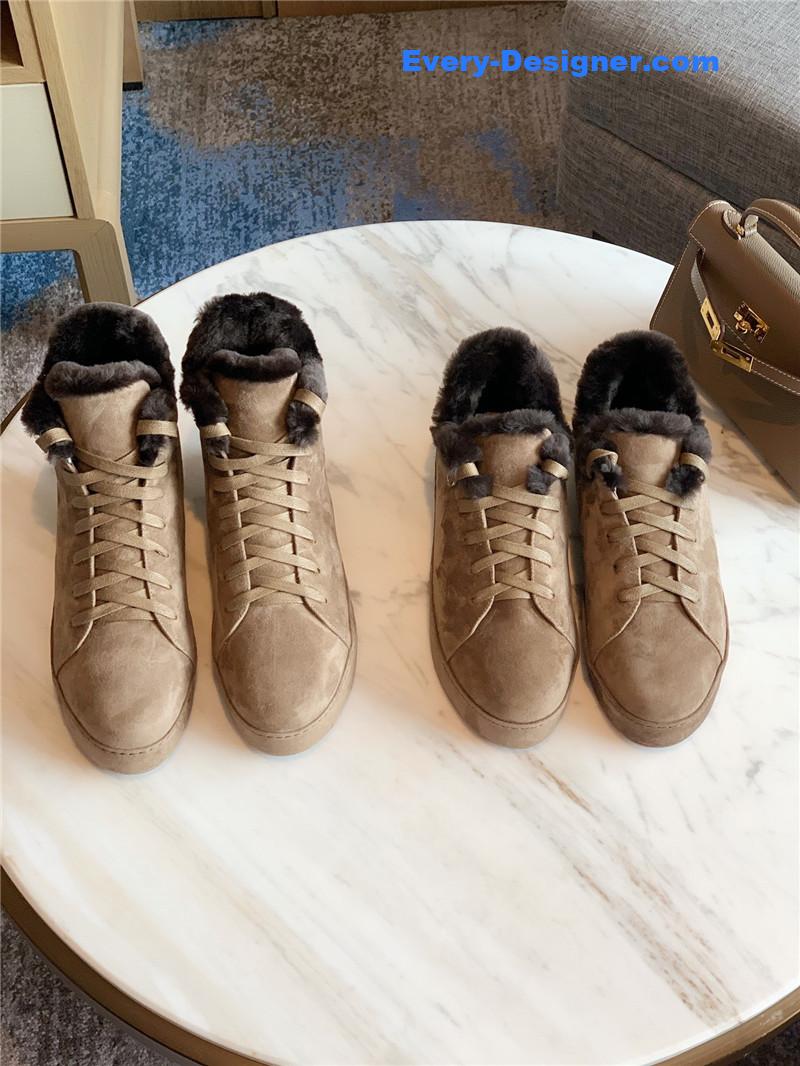 L0r0 P1ana cashmere retro casual shoes