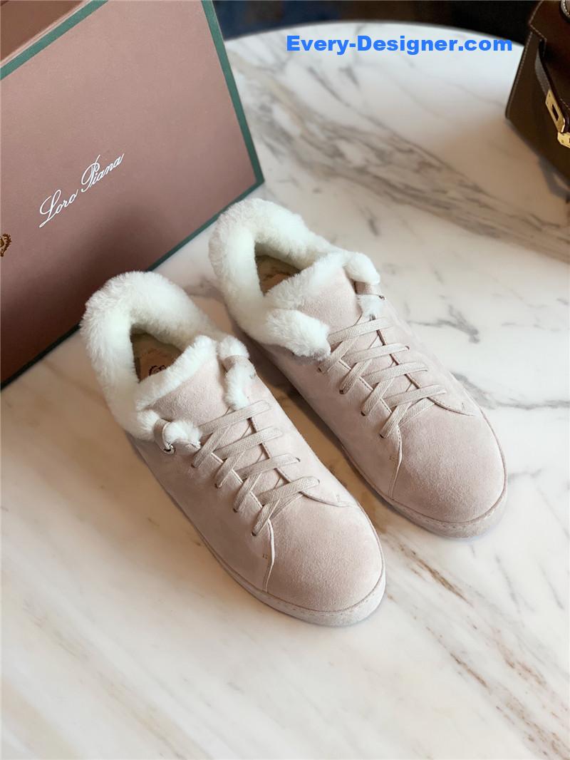 L0r0 P1ana cashmere retro casual shoes