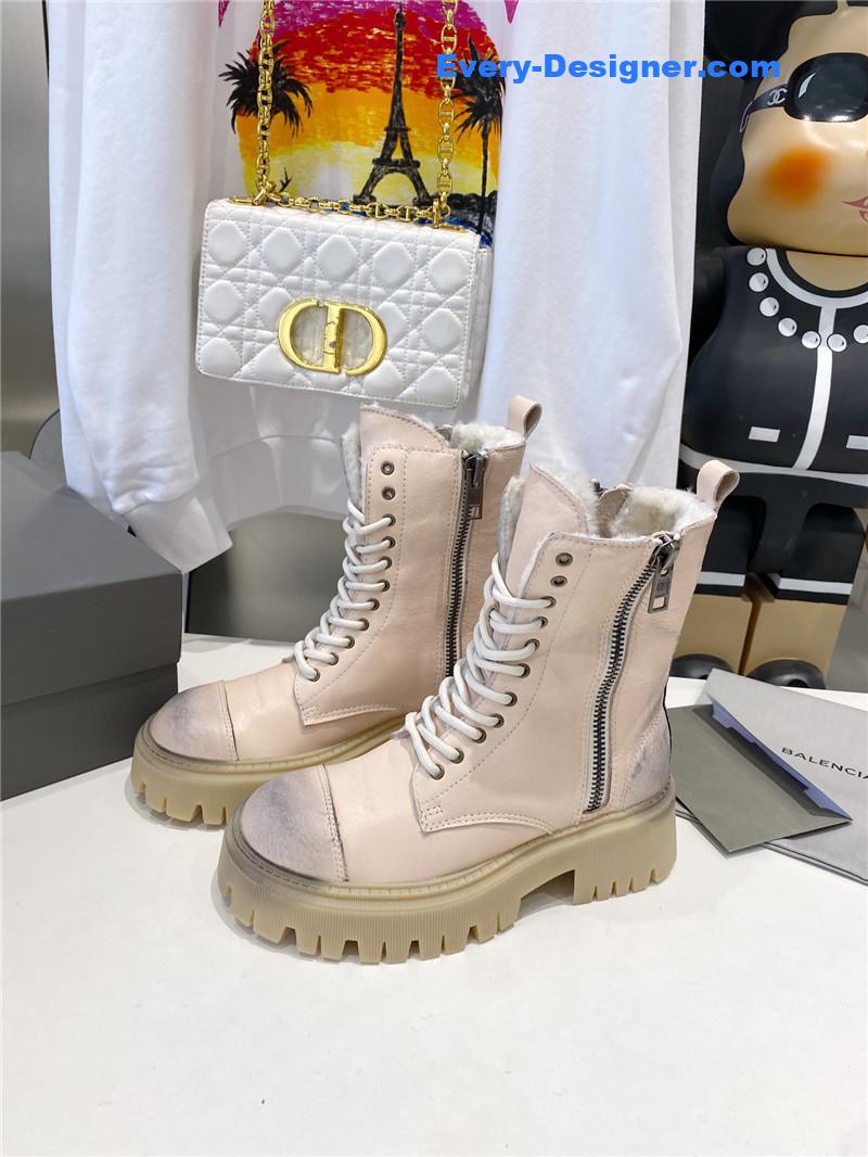 Ba1en*iaga new autumn and winter lace-up martin boots