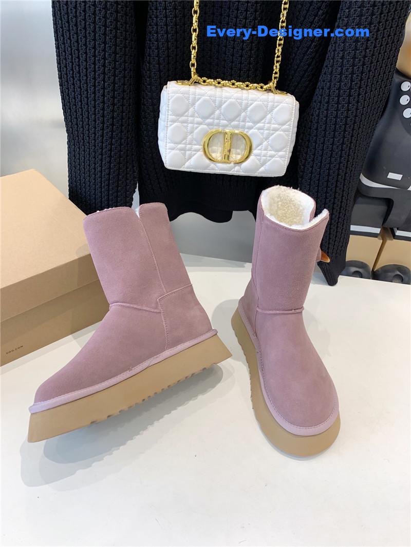 UGG new horn buckle snow boots