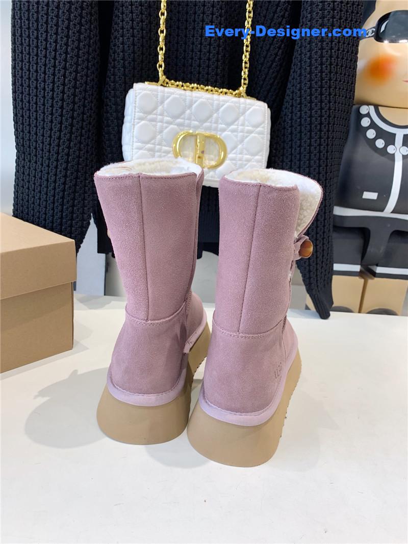 UGG new horn buckle snow boots