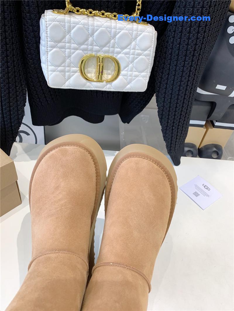 UGG new horn buckle snow boots