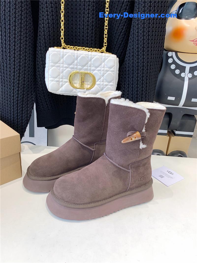 UGG new horn buckle snow boots