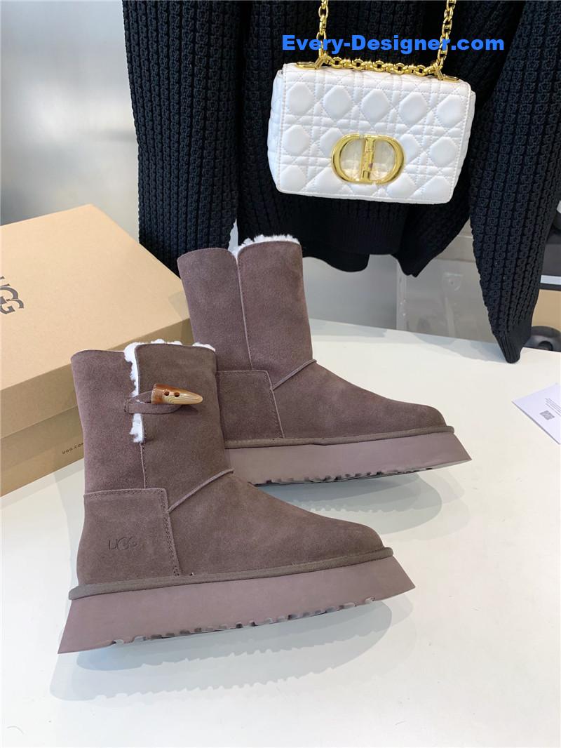 UGG new horn buckle snow boots