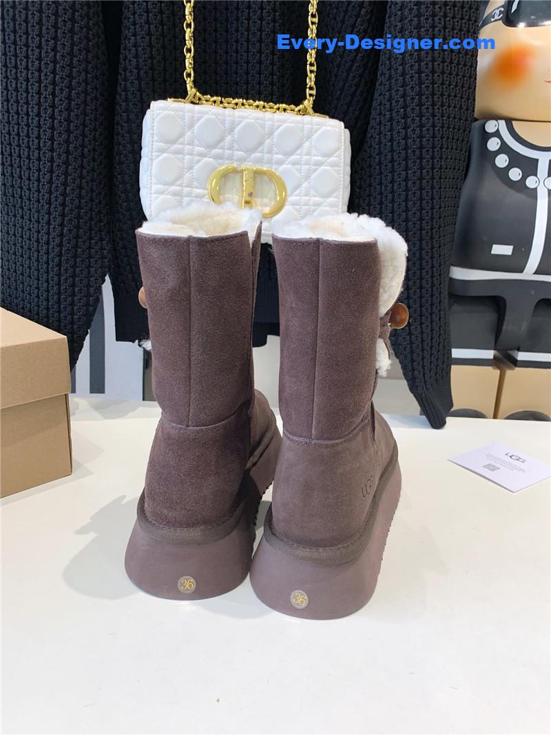 UGG new horn buckle snow boots