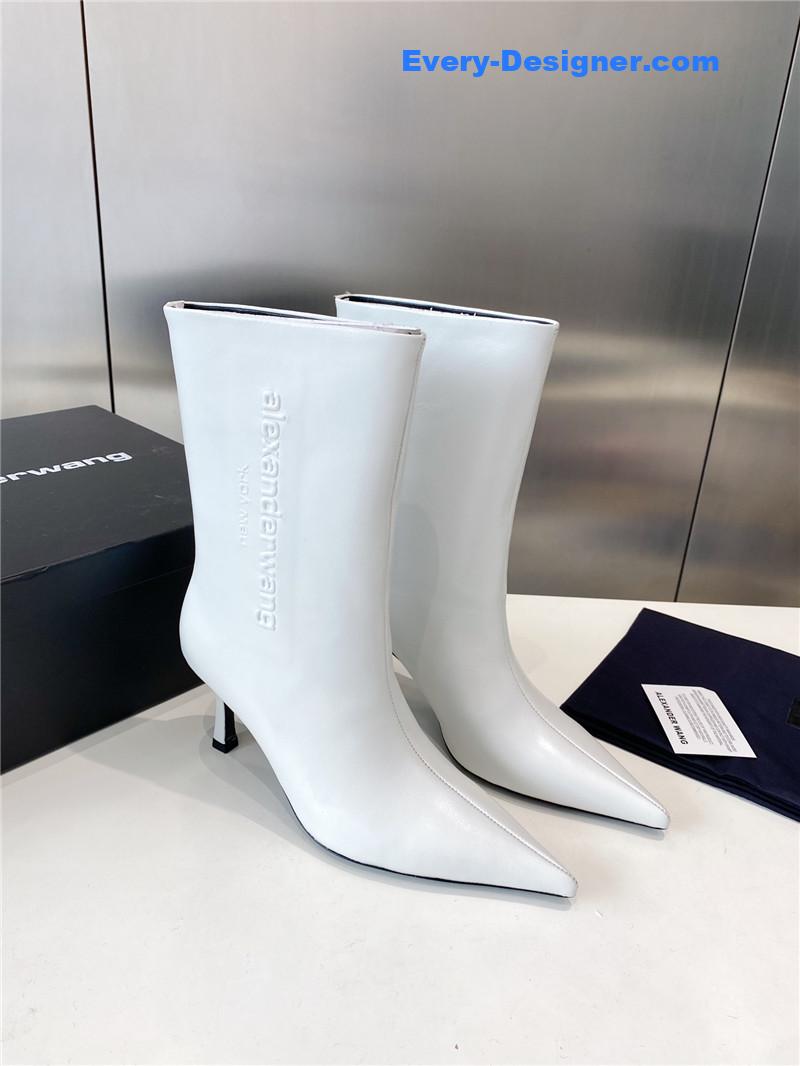 A1exa*der wang delphine 90mm white boots