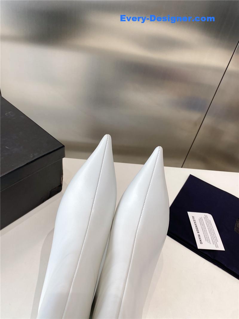 A1exa*der wang delphine 90mm white boots