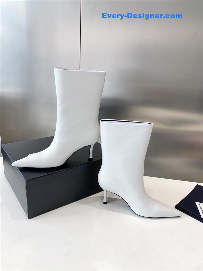 A1exa*der wang delphine 90mm white boots