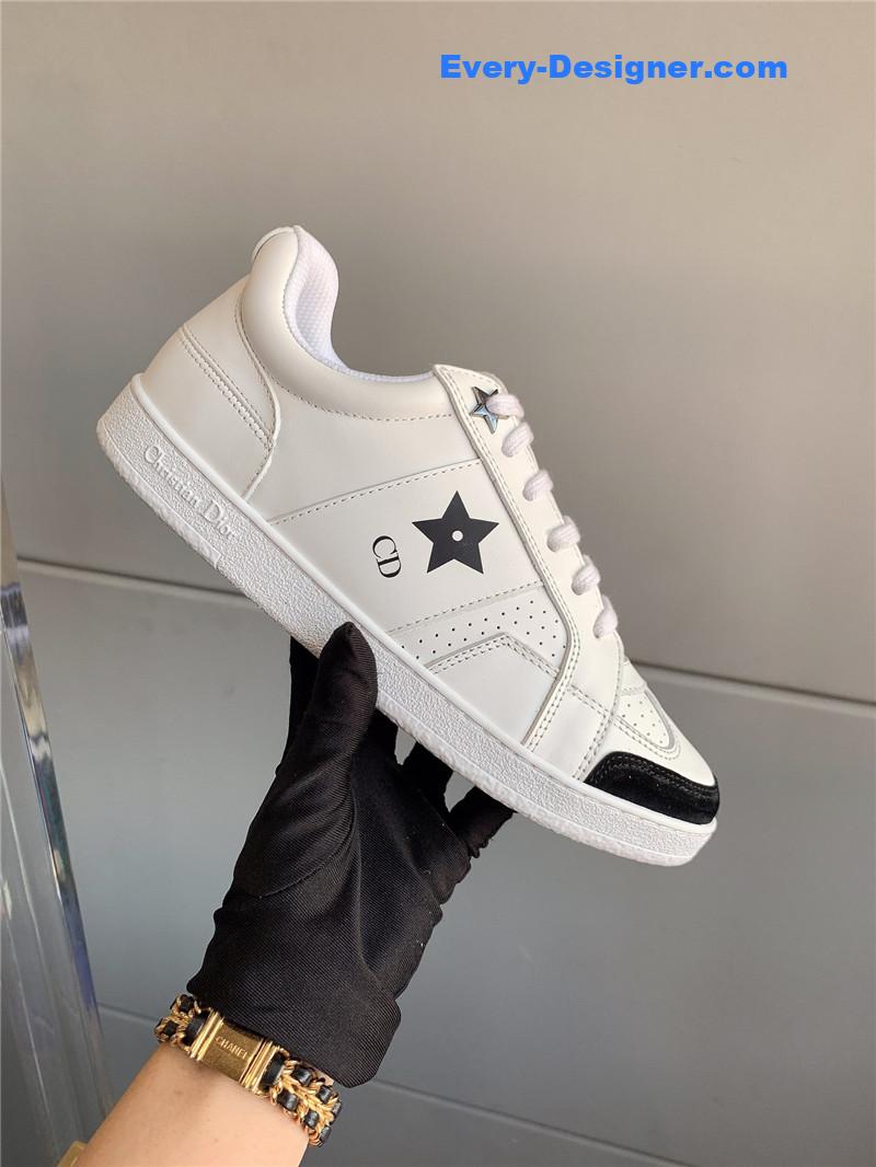 D10r star calfskin low top sneakers