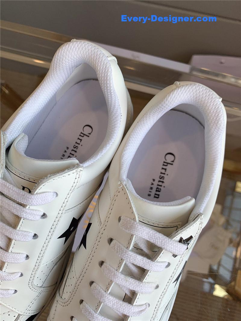 D10r star calfskin low top sneakers