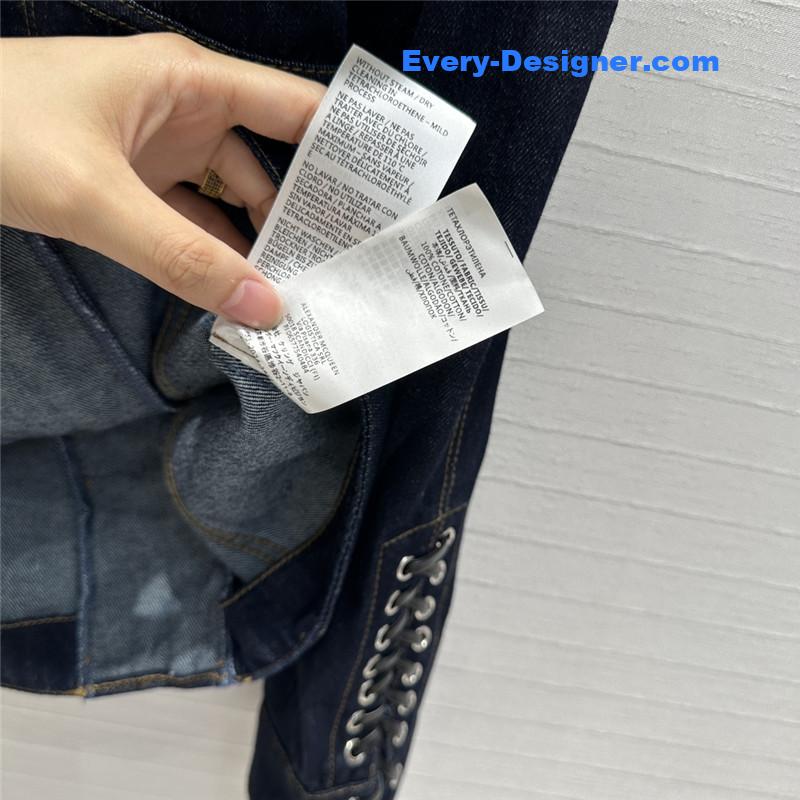 a1exa*der Mcqv*en waist denim jacket replica clothing sites