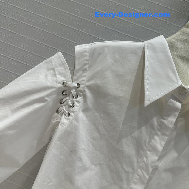 a1exa*der Mcqv*en white shirt replica clothing