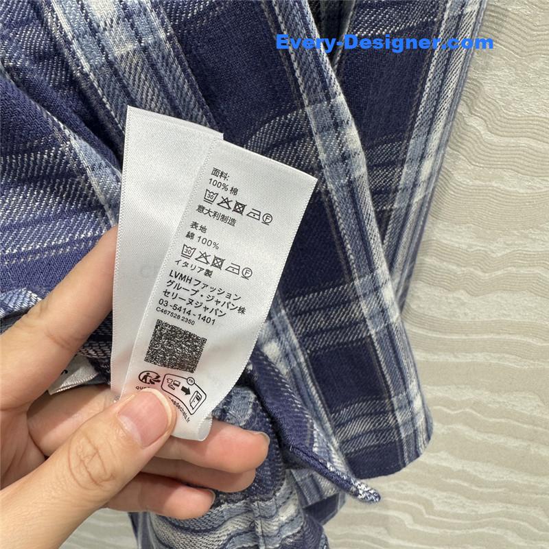 Ce1i*e plaid oversized shirt replica clothing