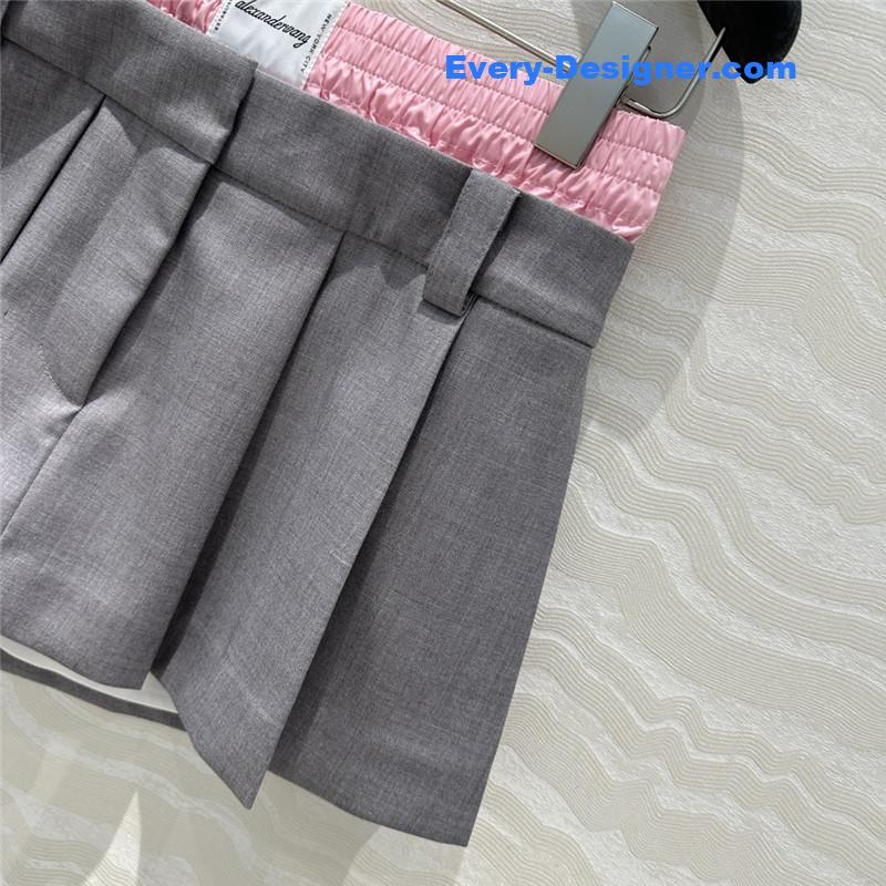 A1exa*der wang workwear style pleated skirt replica clothing