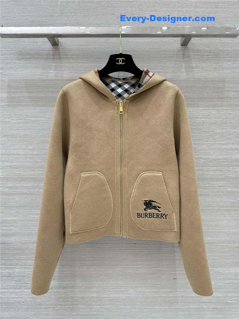 Bv*b*rry v-neck college style cardigan coat replica clothes