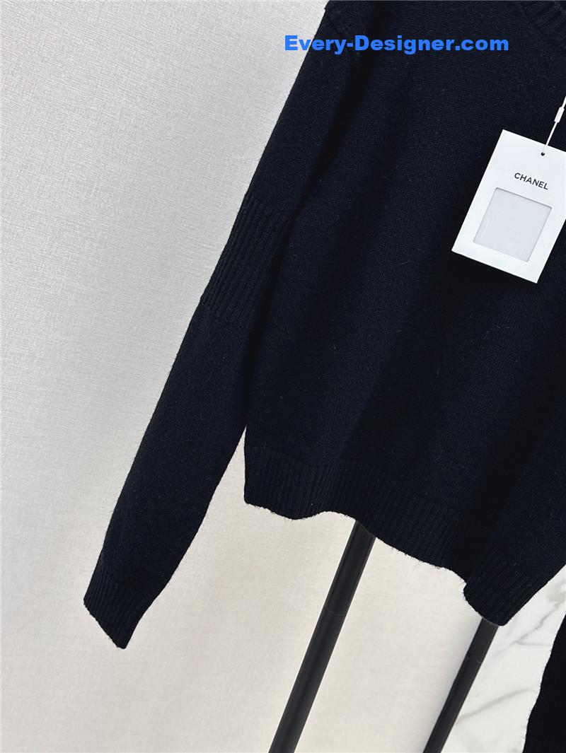Ch**el lock shoulder sweater replica designer clothes