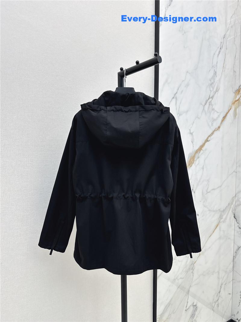 Pra*a workwear hooded windbreaker jacket replica clothing sites